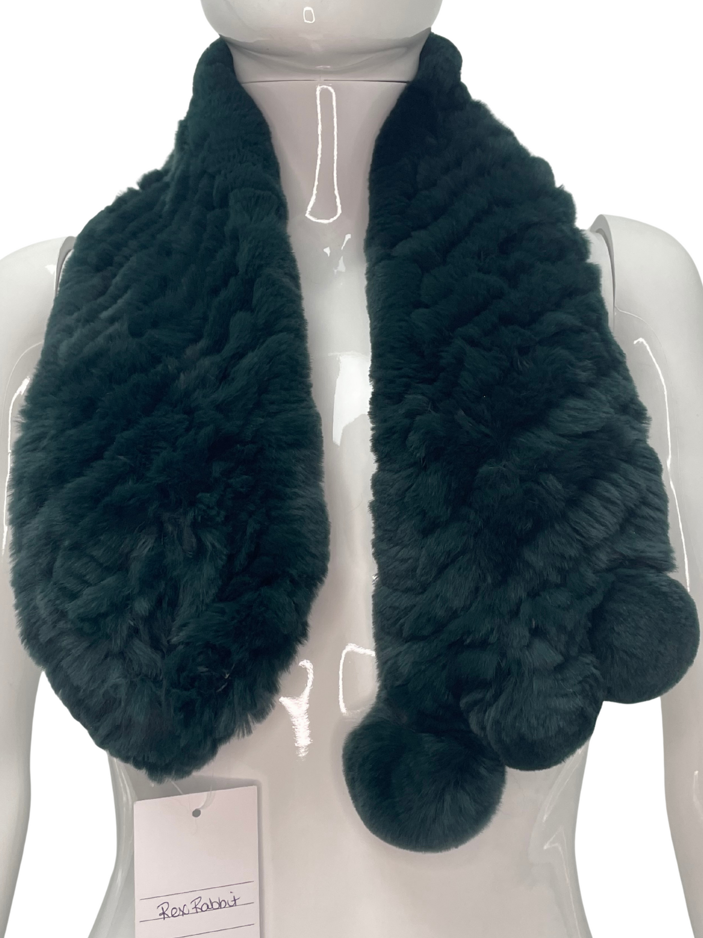 Knitted Rex Rabbit Scarf