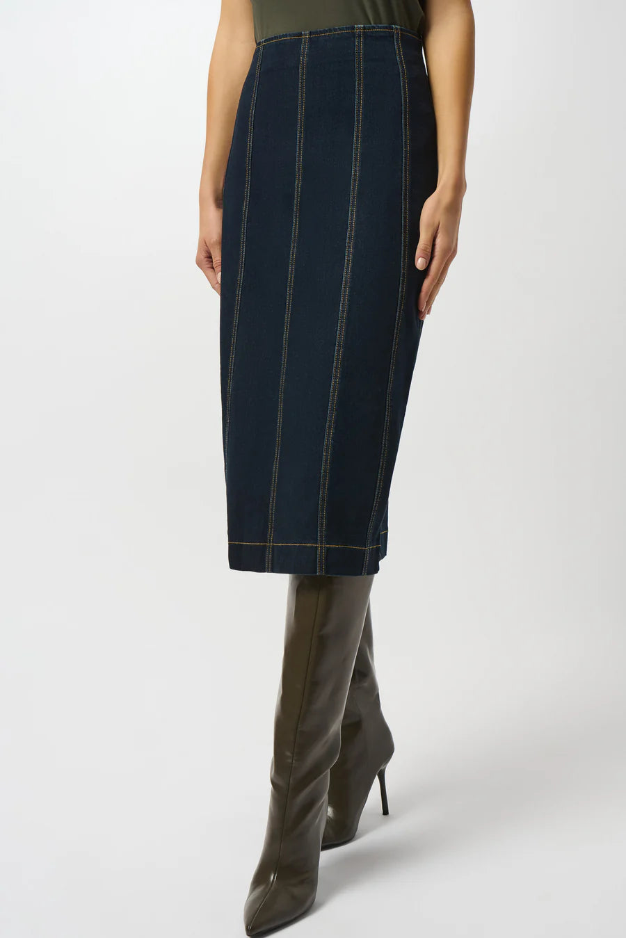 JOSEPH RIBKOFF DENIM SKIRT