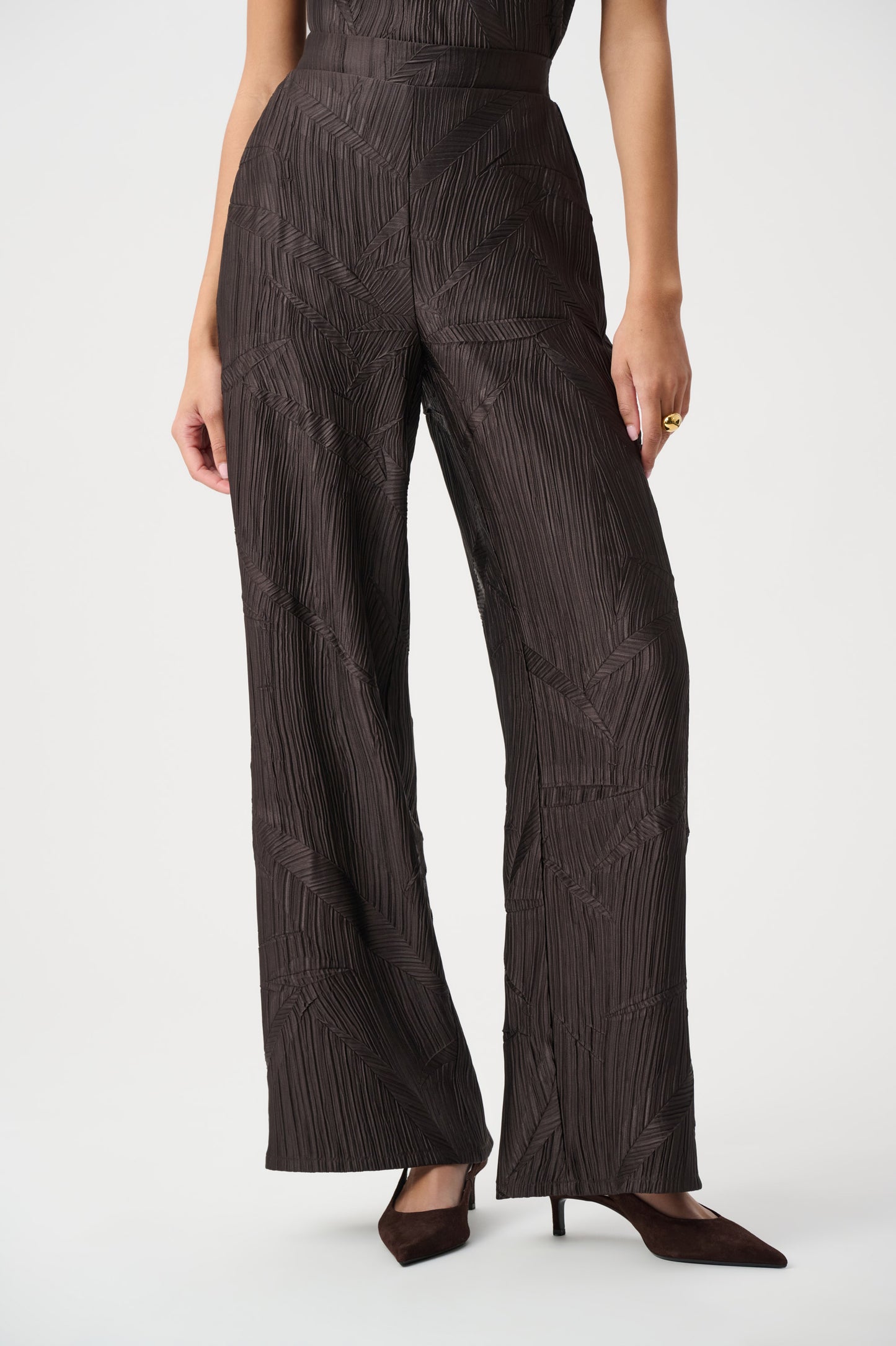JOSEPH RIBKOFF High-waisted Pleated Trousers