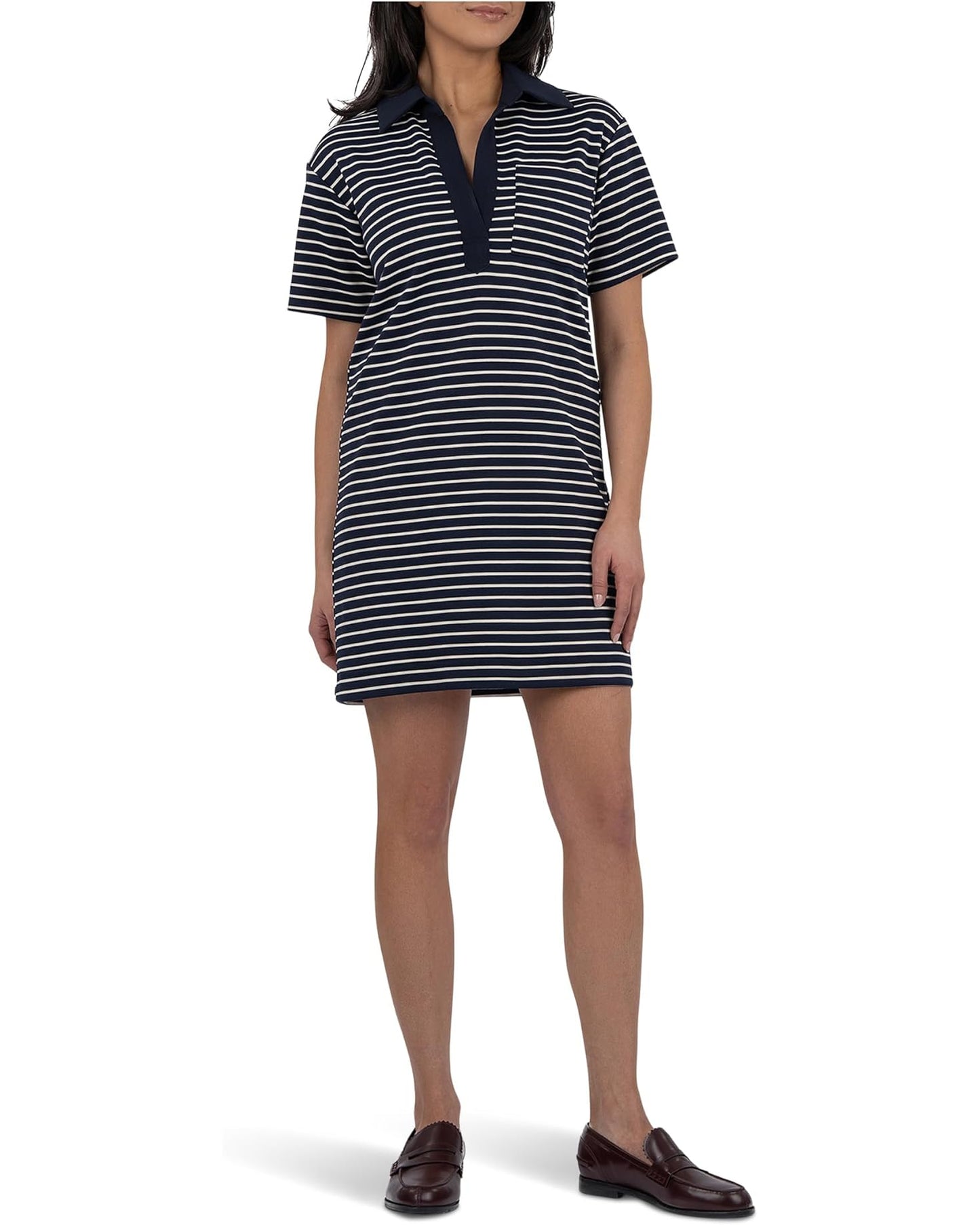 KUT from the Kloth Daphne Short Sleeve Fold Dress