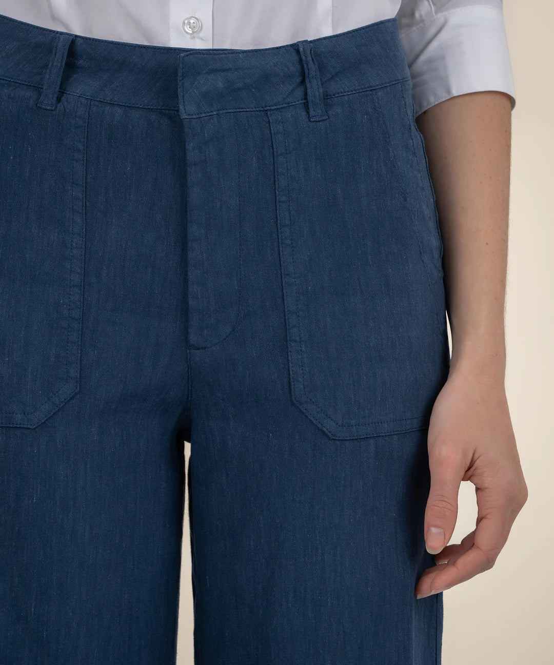 KUT FROM THE KLOTH Topaz Linen Wide Leg