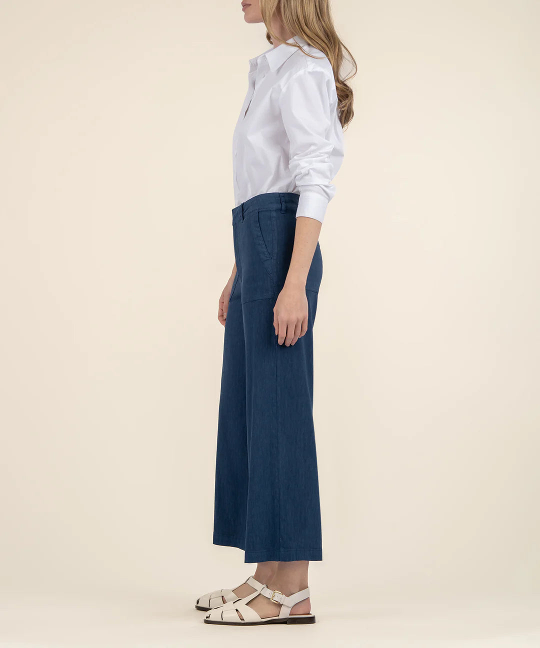 KUT FROM THE KLOTH Topaz Linen Wide Leg