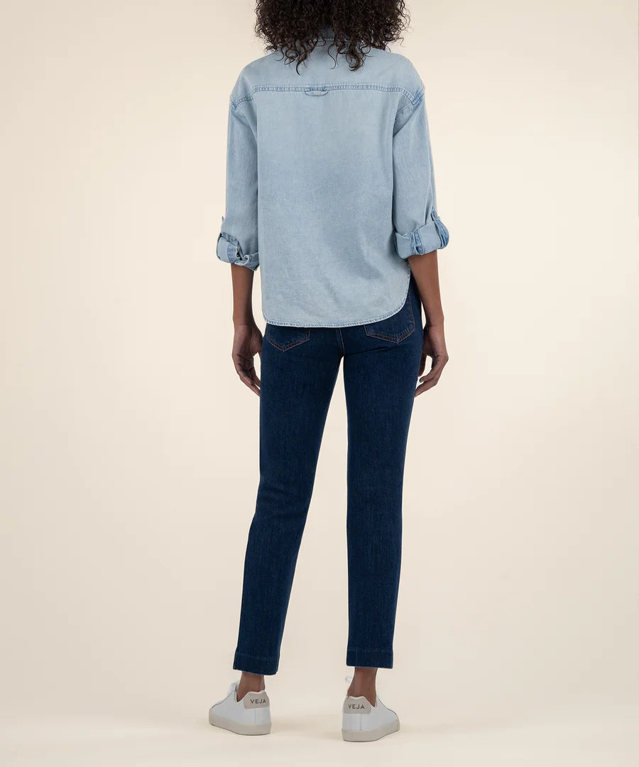 KUT FROM THE KLOTH Leighton Linen Top