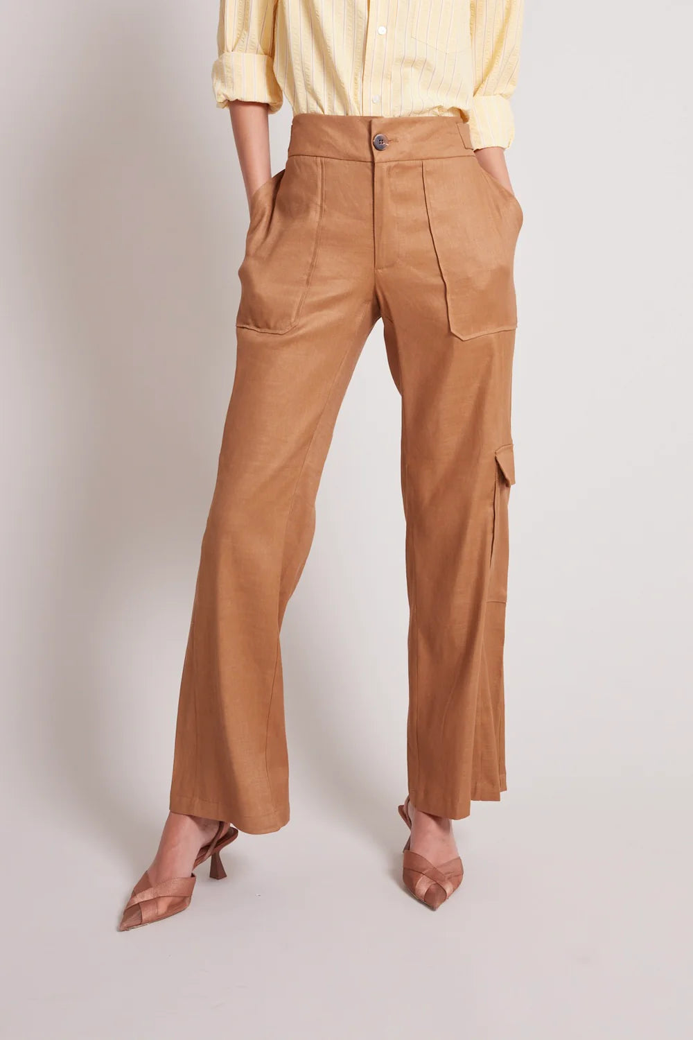 ADROIT ATELIER Nolan Mid Waist Cargo Pant