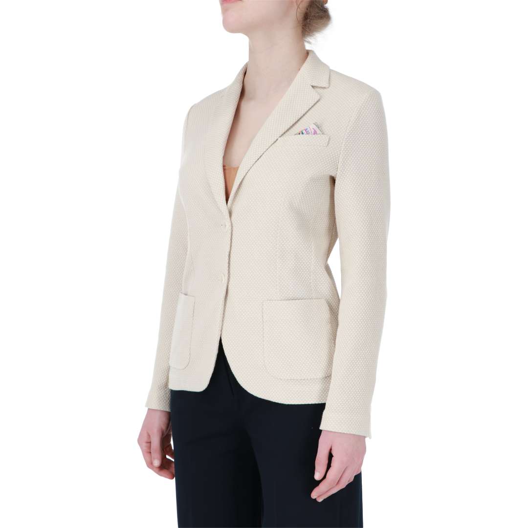 CIRCOLO Giacca Slim Fit Nido D'Ape