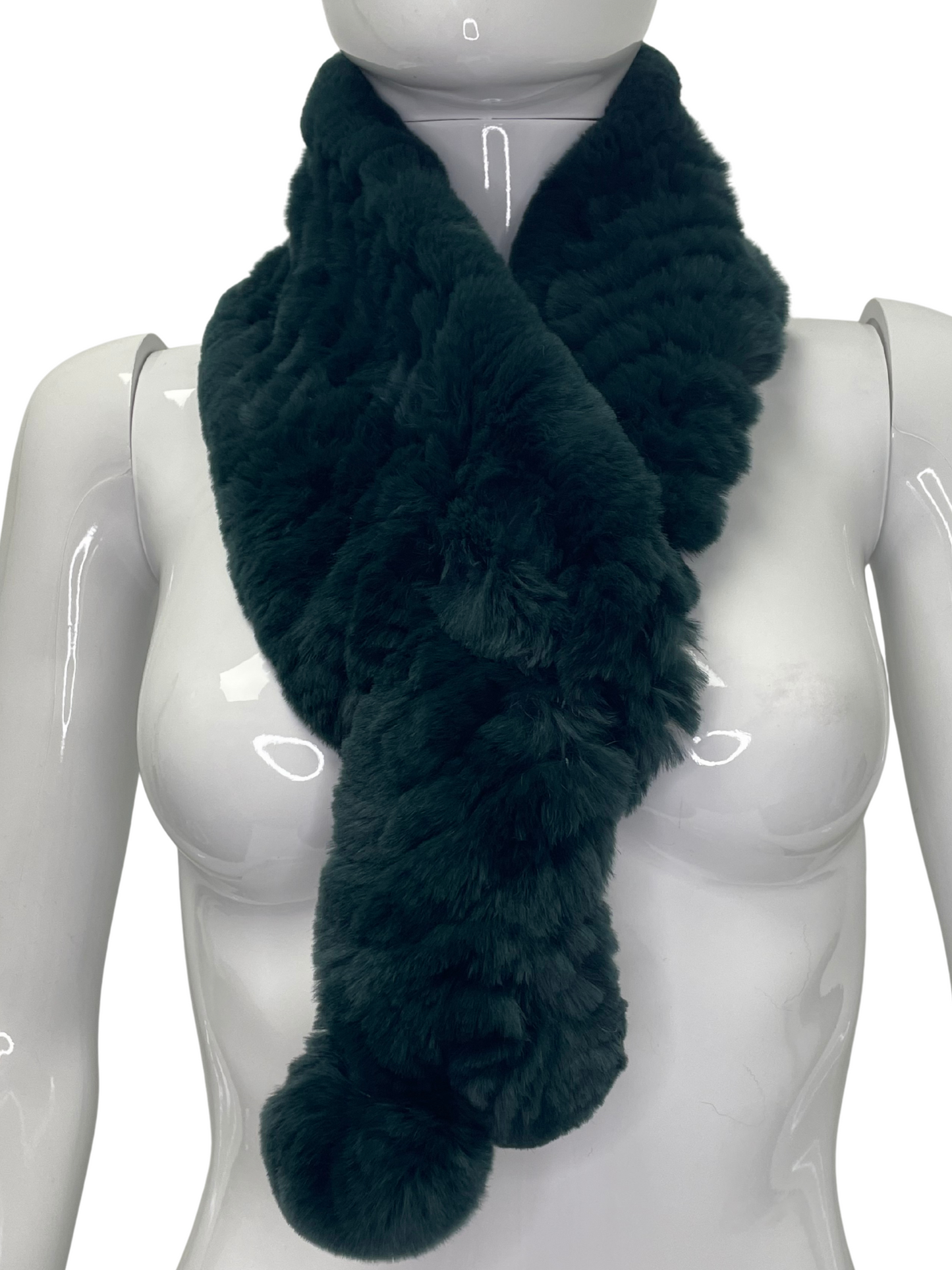 Knitted Rex Rabbit Scarf