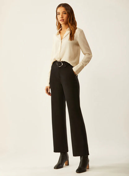 ECRU Metropolitan Cropped Wide Leg With Belt