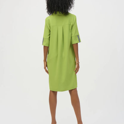 JOSEPH RIBKOFF Eggshell Straight Shirt Dress