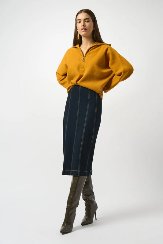 JOSEPH RIBKOFF DENIM SKIRT