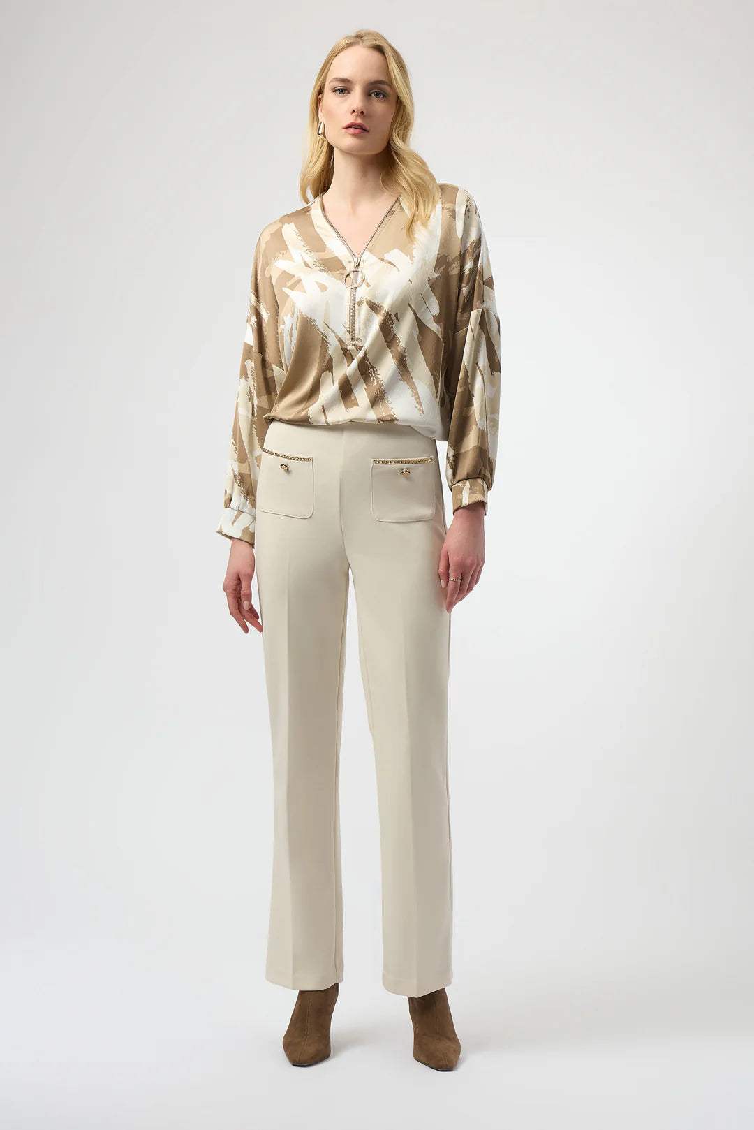 Joseph Ribkoff Straight Pull-On Pants