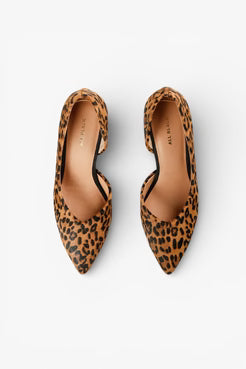 ALL BLACK Wild Half D'orsay Pump