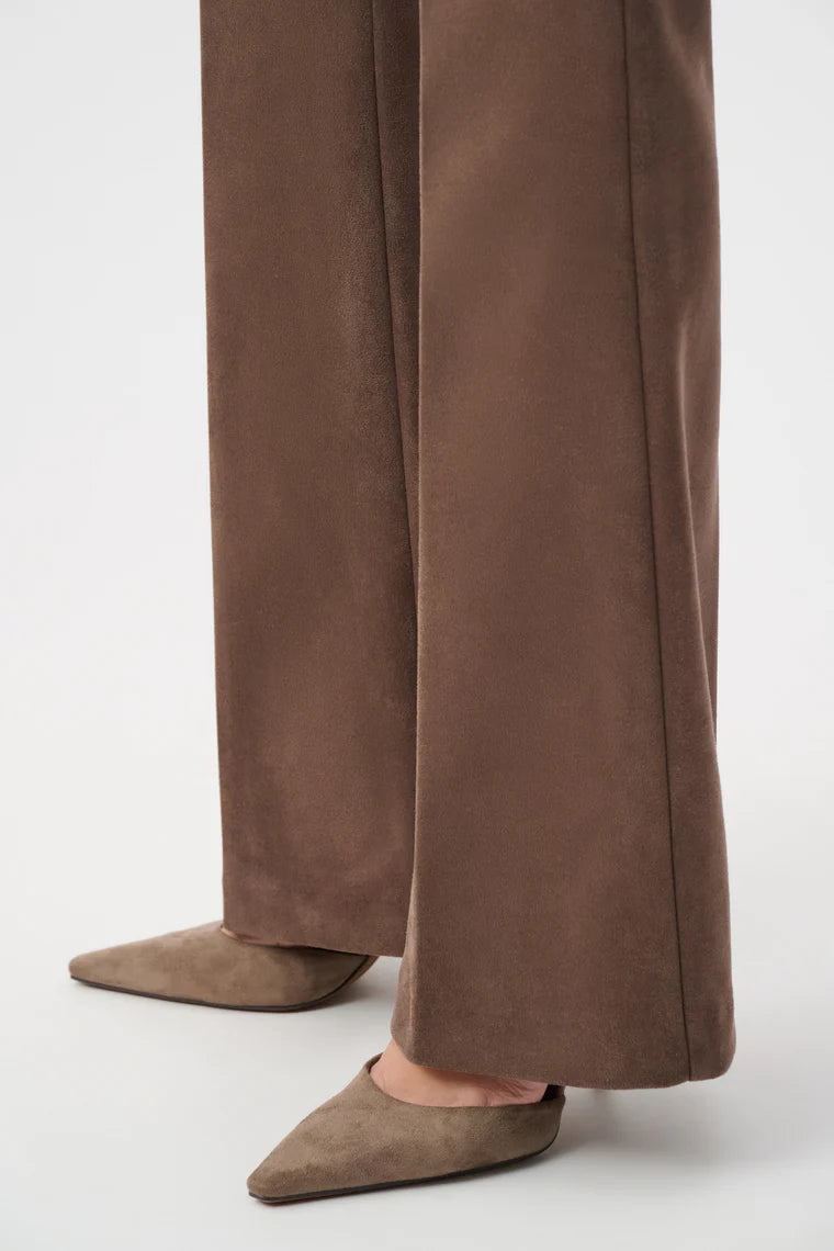 Joseph Ribkoff SCUBA SUEDE FLARED PULL-ON PANTS STYLE