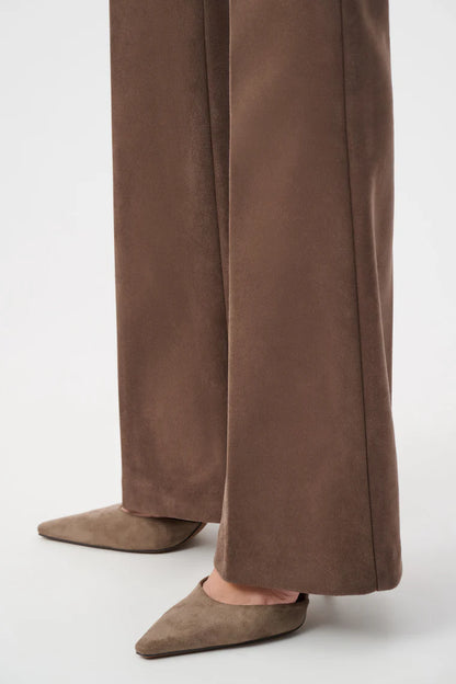 Joseph Ribkoff SCUBA SUEDE FLARED PULL-ON PANTS STYLE
