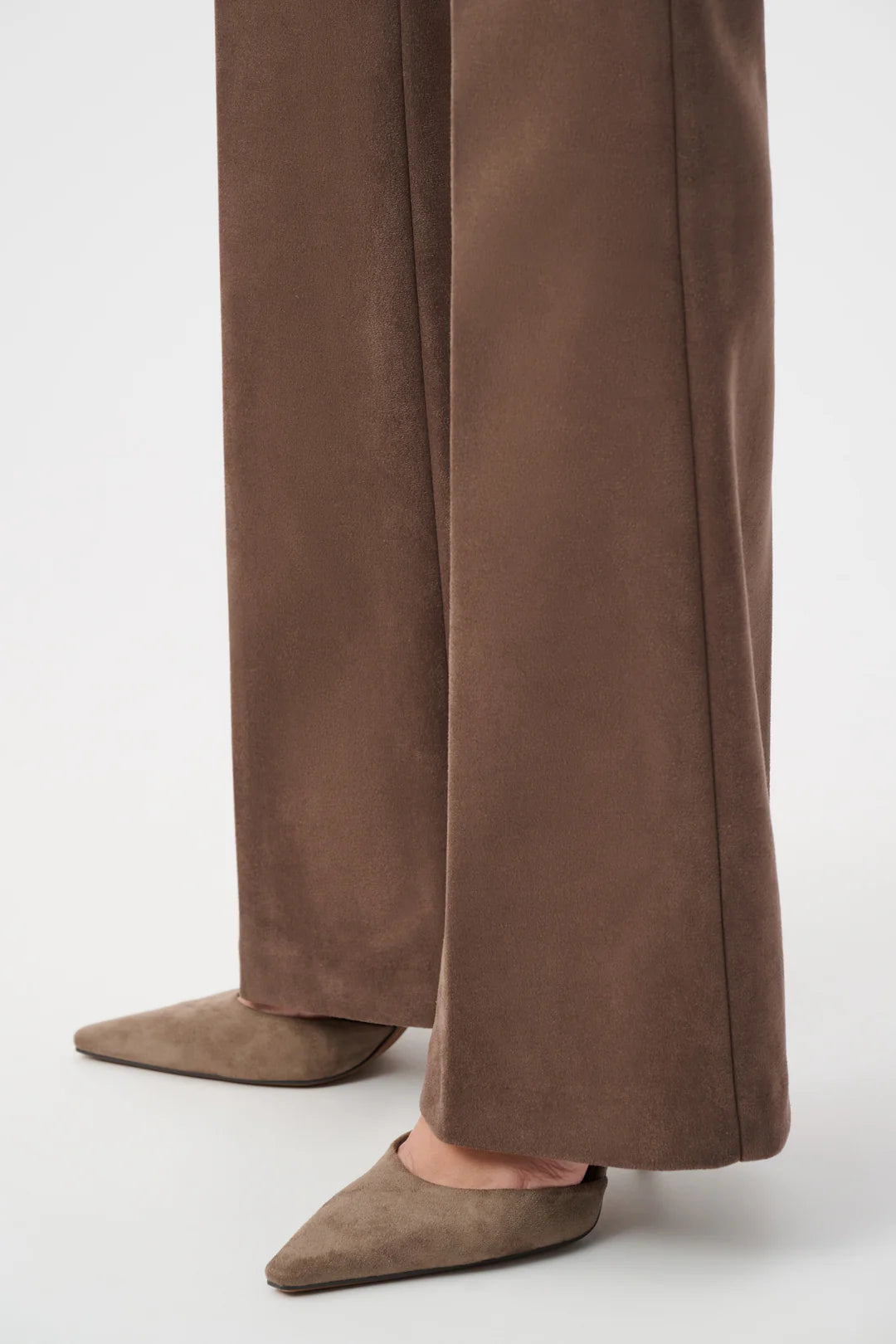 Joseph Ribkoff Faux Suede Flared Pull-On Pants Style