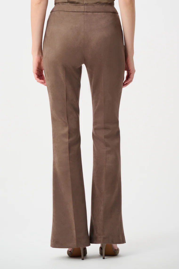 Joseph Ribkoff SCUBA SUEDE FLARED PULL-ON PANTS STYLE