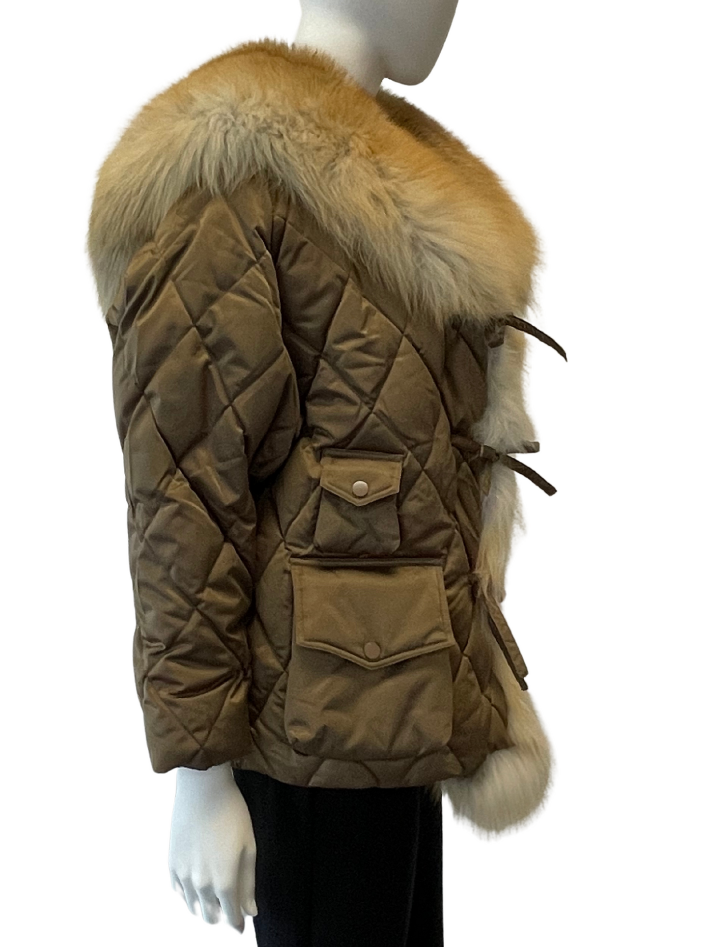 Fox short-down jacket