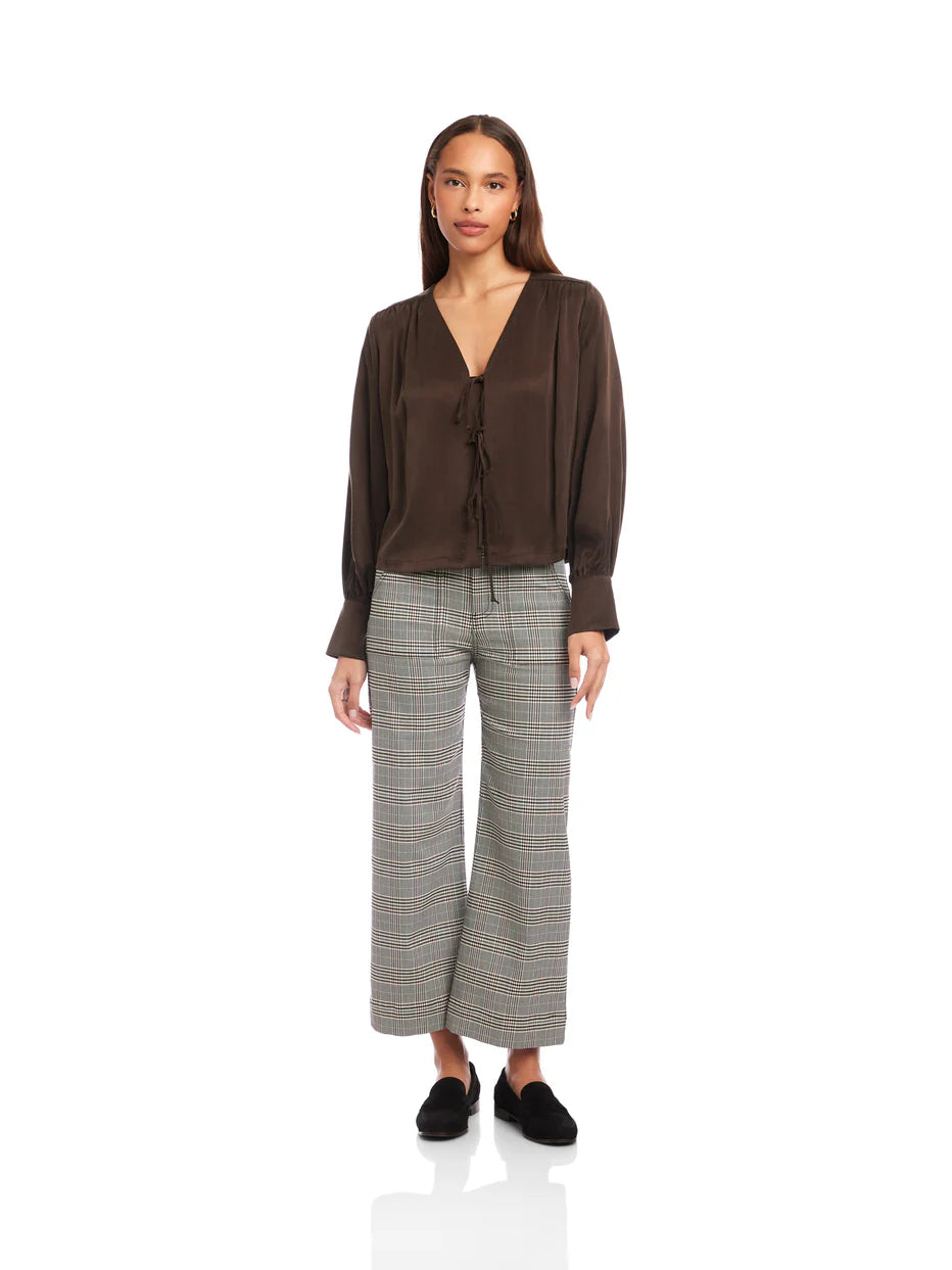 Fifteen twenty Zoom Kayla Bow Detail Blouse