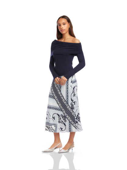 FIFTEEN TWENTY ASHLEY ASYMMETRIC ONE-SHOULDER TOP