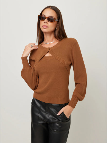 FIFTEEN TWENTY AMELIA BOLERO SHRUG SWEATER