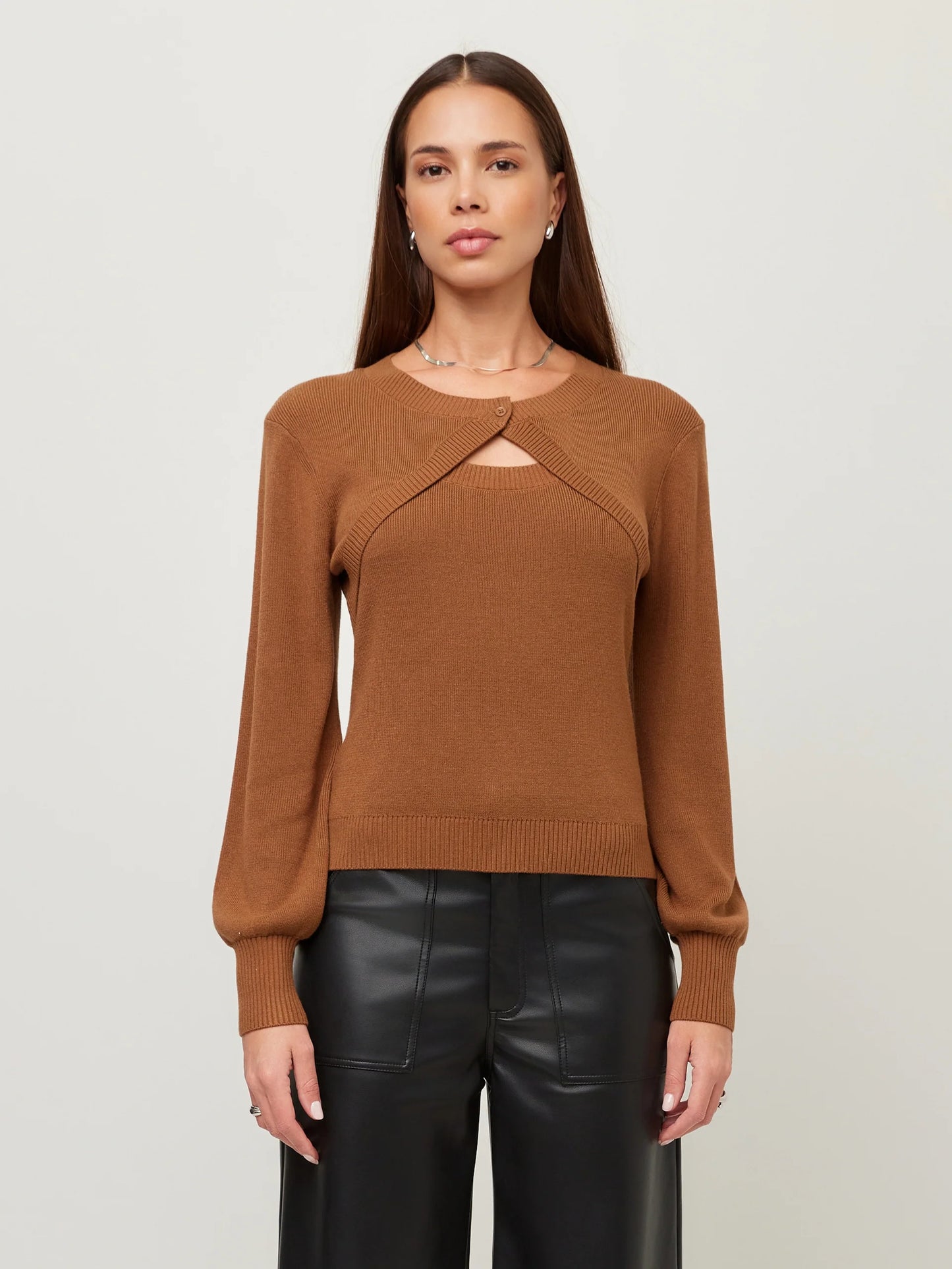 FIFTEEN TWENTY AMELIA BOLERO SHRUG SWEATER