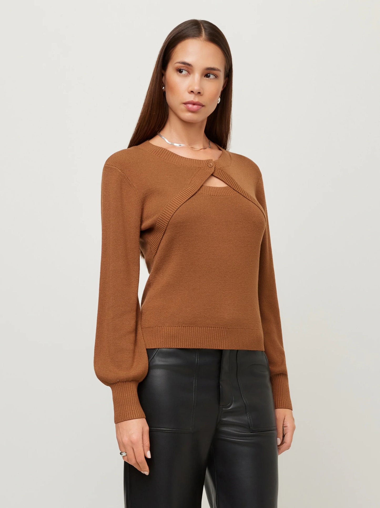 FIFTEEN TWENTY AMELIA BOLERO SHRUG SWEATER