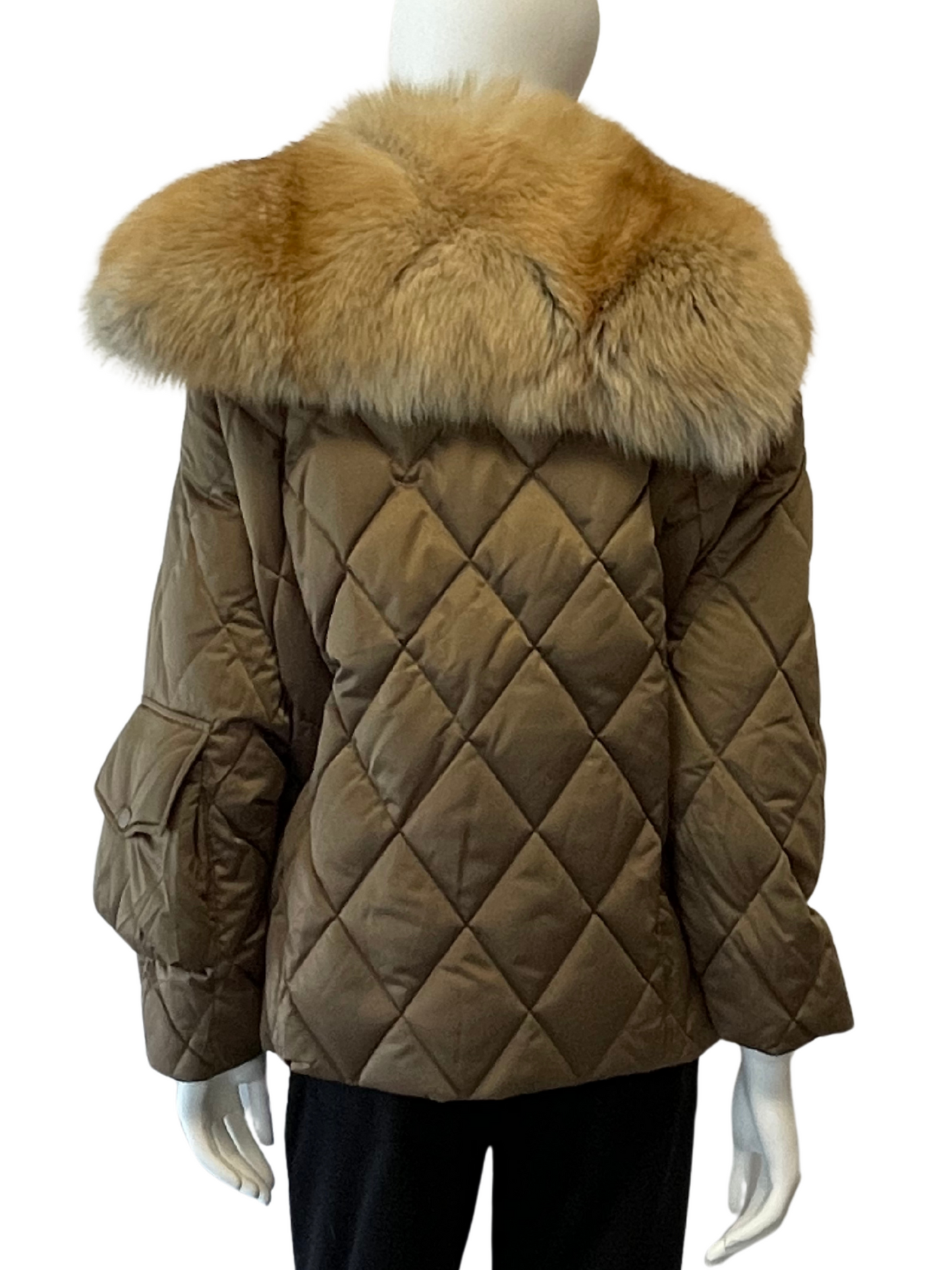 Fox short-down jacket
