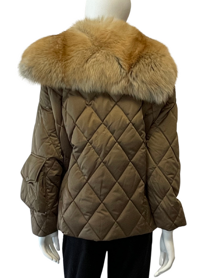Fox short-down jacket
