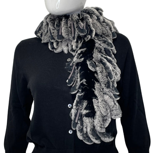 Knitted Fringe Scarf