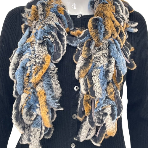 Knitted Fringe Scarf