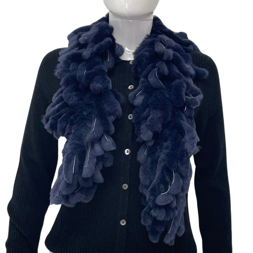 Knitted Fringe Scarf