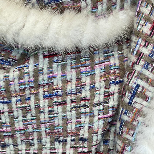 Woven Wrap Fur Trim