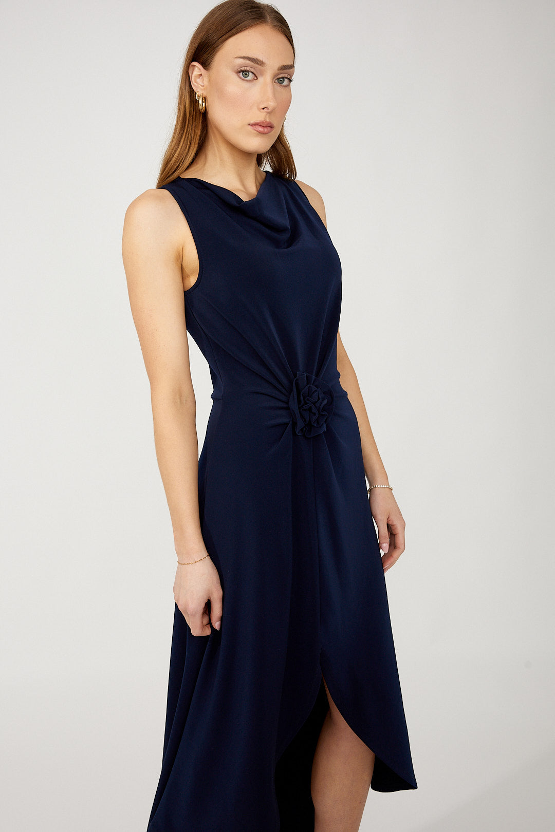 FRANK LYMAN Sleeveless Fit And Flare Dress