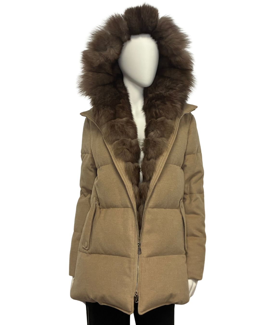 Down Filled Parka Fox trim