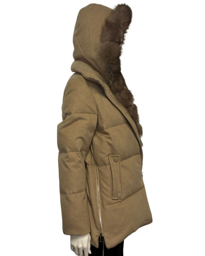 Down Filled Parka Fox trim