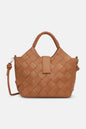 ILSE JACOBSEN Braided Handbag - Cognac