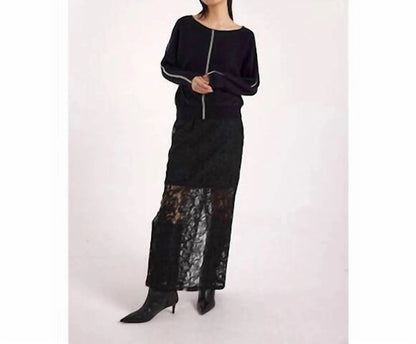 BRODIE Bree Bead Overarm Batwing Sweater
