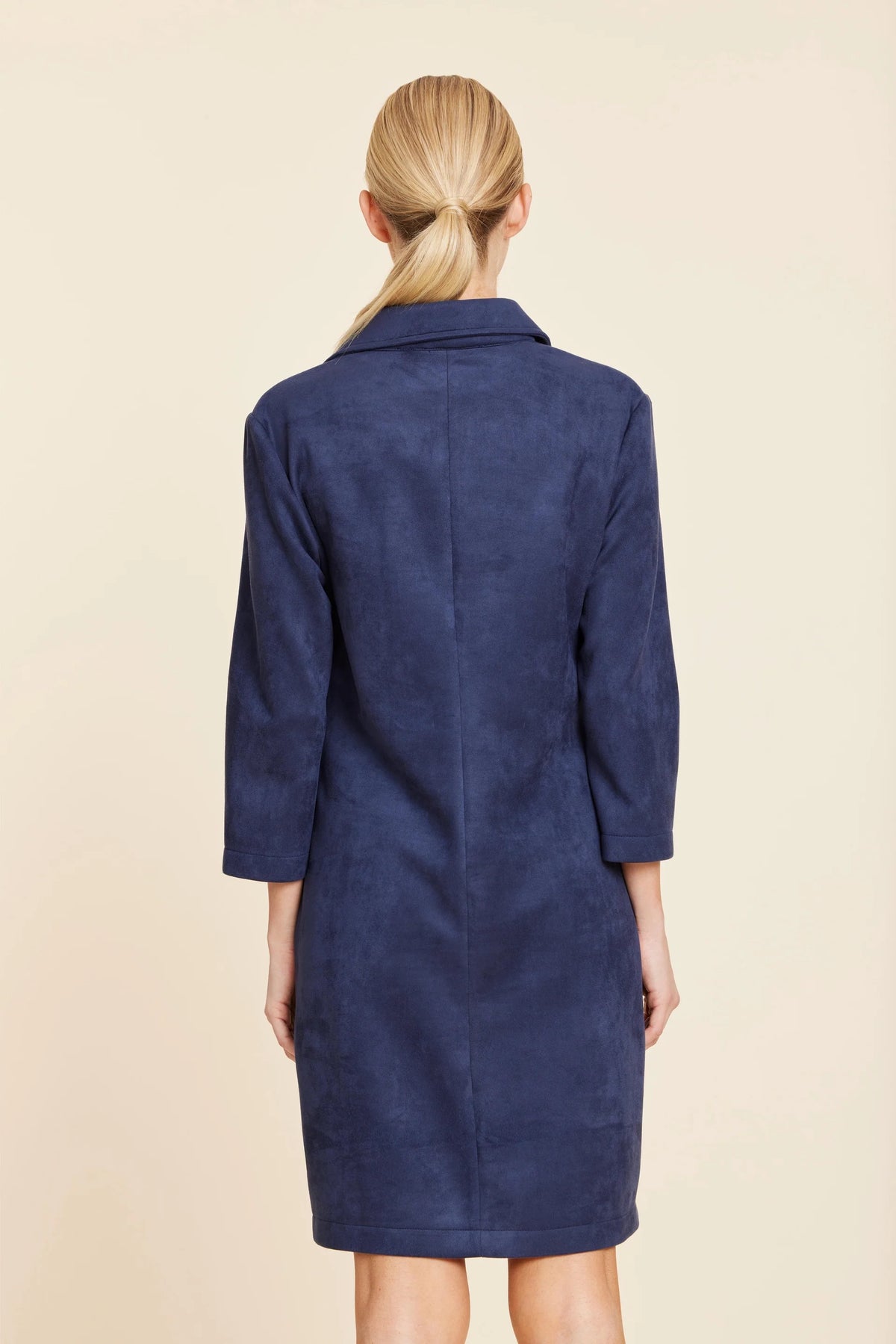 DolceCabo Faux Suede Dress With Grommets