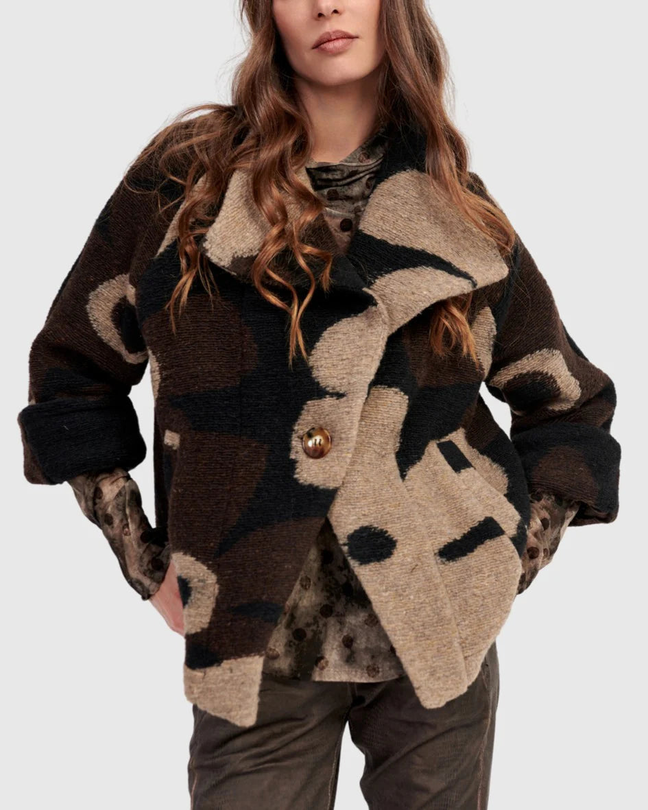 ALEMBIKA BOOGIE COZY JACKET, FLORAL