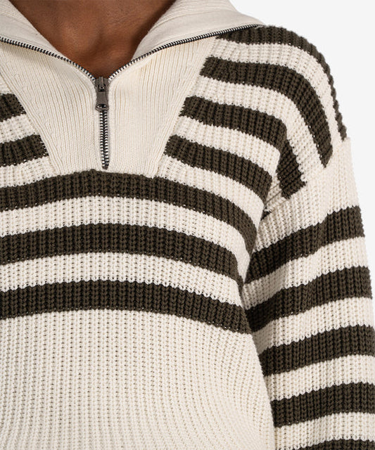 KUT FROM THE KLOTH Noley Quarter Zip Sweater