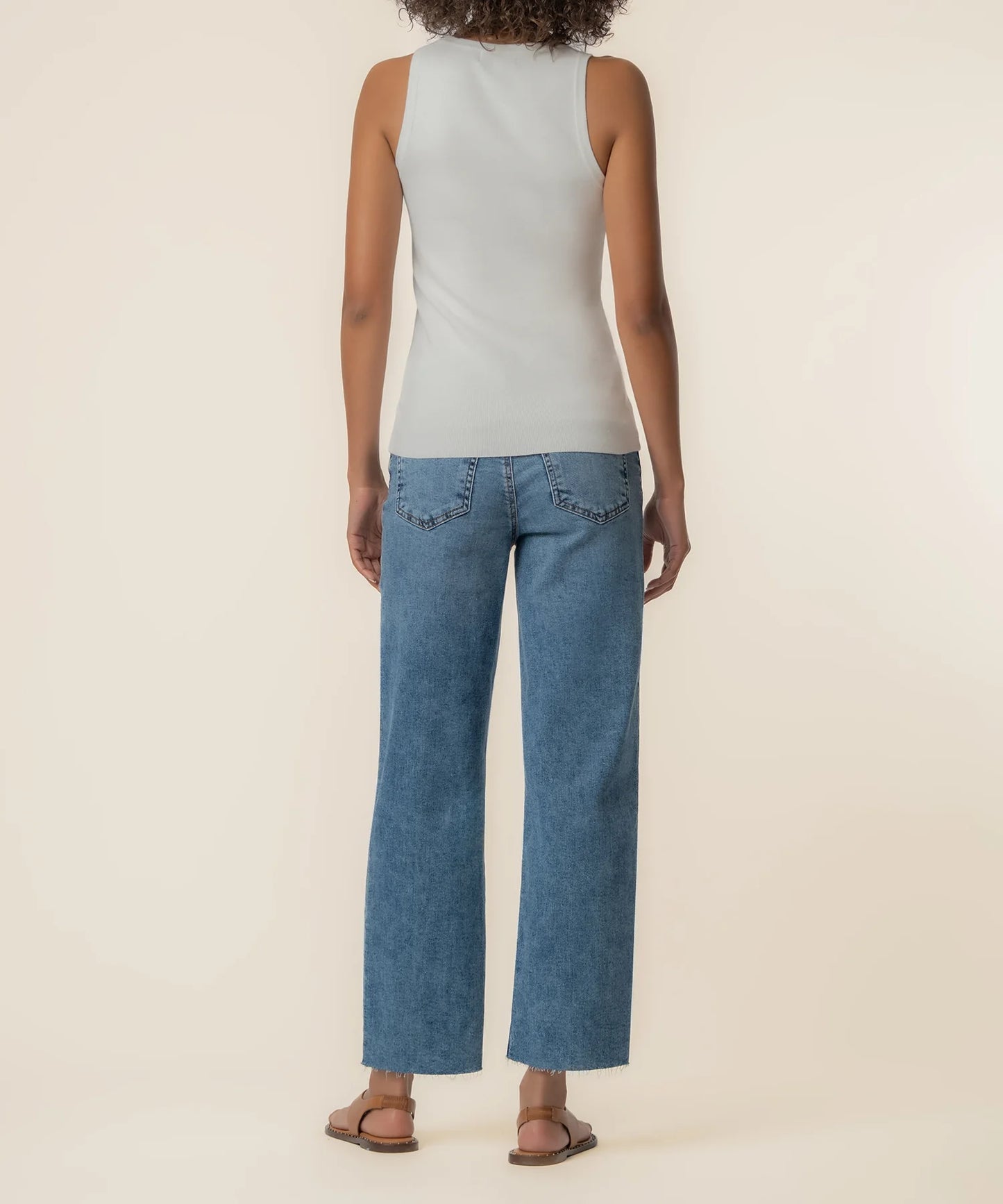 KUT FROM THE KLOTH Sena Sweater Tank Top in White