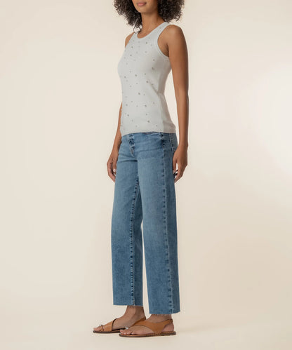 KUT FROM THE KLOTH Sena Sweater Tank Top in White