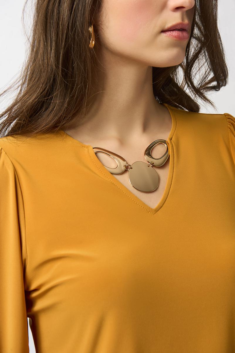 JOSEPH RIBKOFF Silky Knit Straight Top