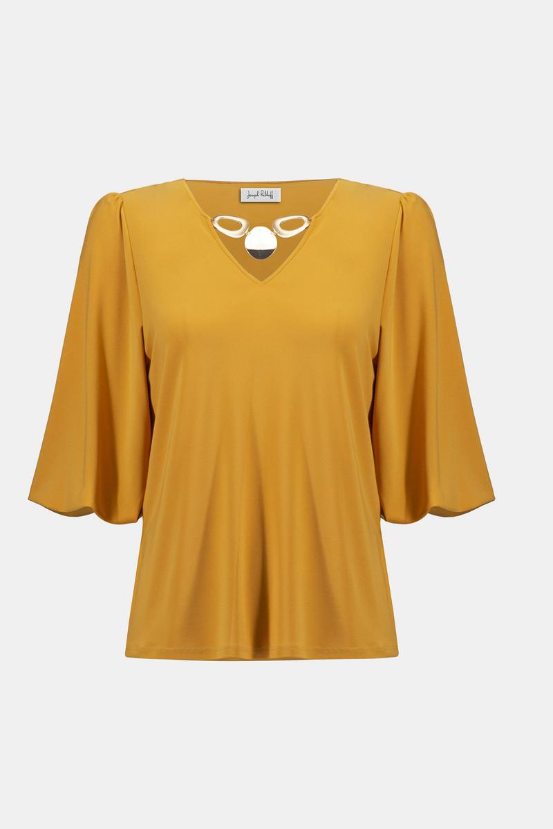 JOSEPH RIBKOFF Silky Knit Straight Top