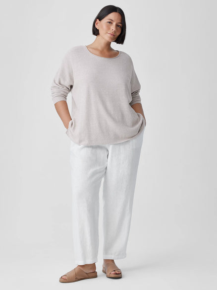 EILEEN FISHER Organic Linen Tapered Pant