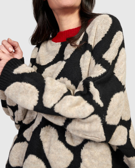 ALEMBIKA STEPPING STONES SWEATER, PEBBLES