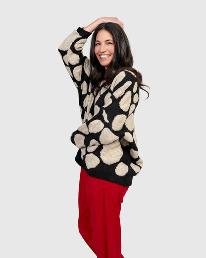 ALEMBIKA STEPPING STONES SWEATER, PEBBLES