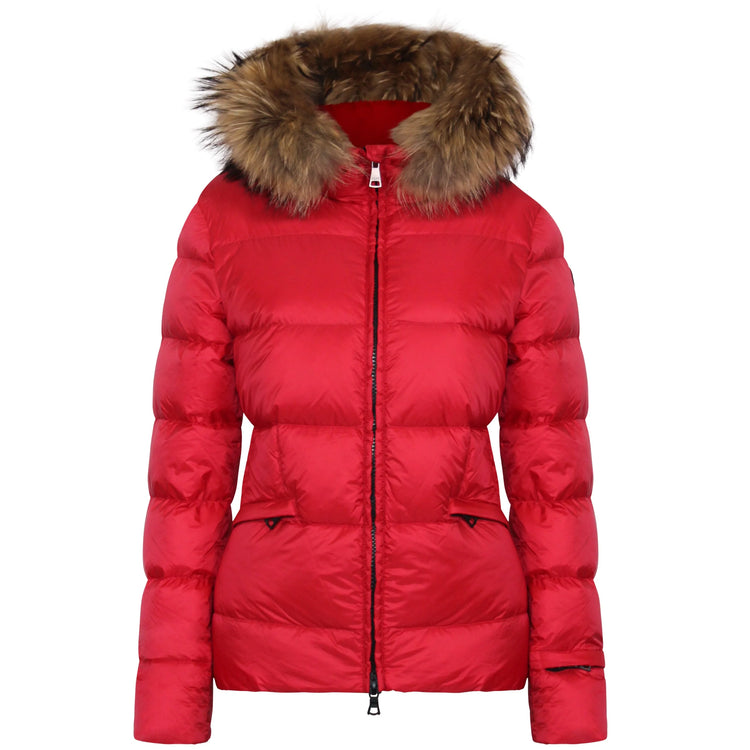 SOLIVE SELENE Down Jacket with Fur Trim