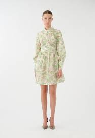 DEA KUDUBAL Vania Paisly Frog Dress