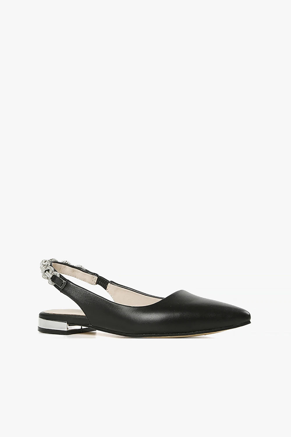 ALL BLACK Royal Sling Flat