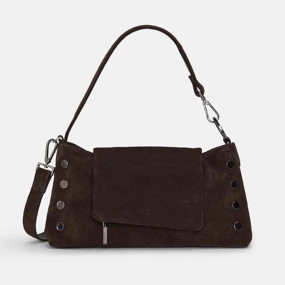 HAMMITT Satchel Espresso Suede